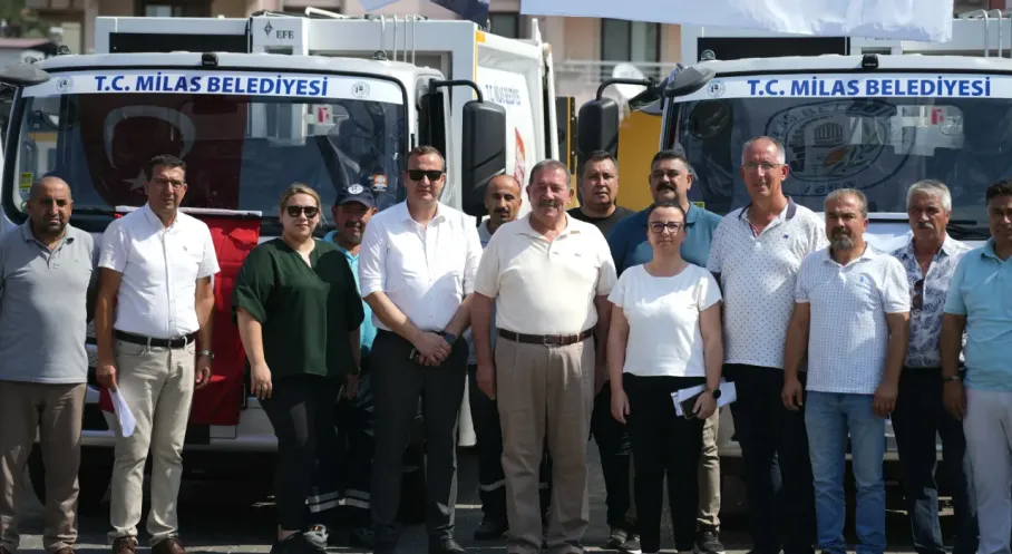 Milas Belediyesi Filosunu Güçlendirdi: Yeni Araçlar Hizmete Girdi!