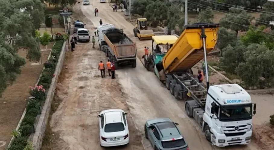 Muğla'da Müjde! Milas Menteş Yolu Bayram Öncesi Yenileniyor