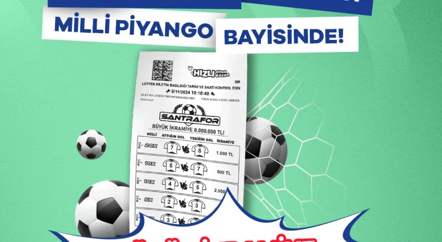 Milli Piyango'dan Santrafor Heyecanı! 8 Milyon TL'lik Büyük İkramiye!