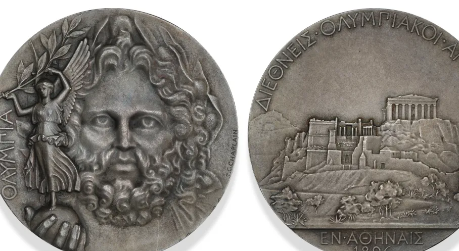 Milyonlarca Lira Değerinde! 1896 Atina Olimpiyat Madalyası Dünya Rekoru Kırdı