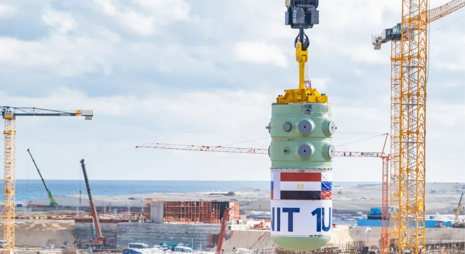 Mısır'da Tarihi An: El-Dabaa Nükleer Santrali'nde Kritik Aşama Tamamlandı!