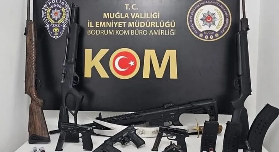 Muğla'da Ruhsatsız Silah Baskını: 4 Kişi Tutuklandı! Şok Detaylar