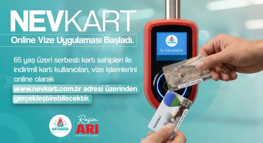 NevKart'a Online Vize Müjdesi! Nevşehir'de Toplu Taşıma Artık Daha Akıllı