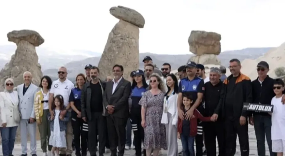 Ürgüp'te Nostalji Rüzgarı! Klasik Mercedesler Göz Doldurdu