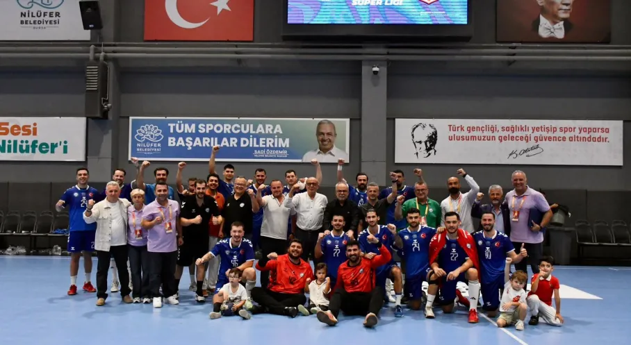 Nilüfer Belediyespor Hentbolda Fırtına Gibi! Dörtte Dört Başarı