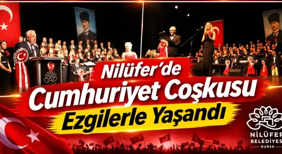 Nilüfer’de Cumhuriyet coşkusu ezgilerle yaşandı