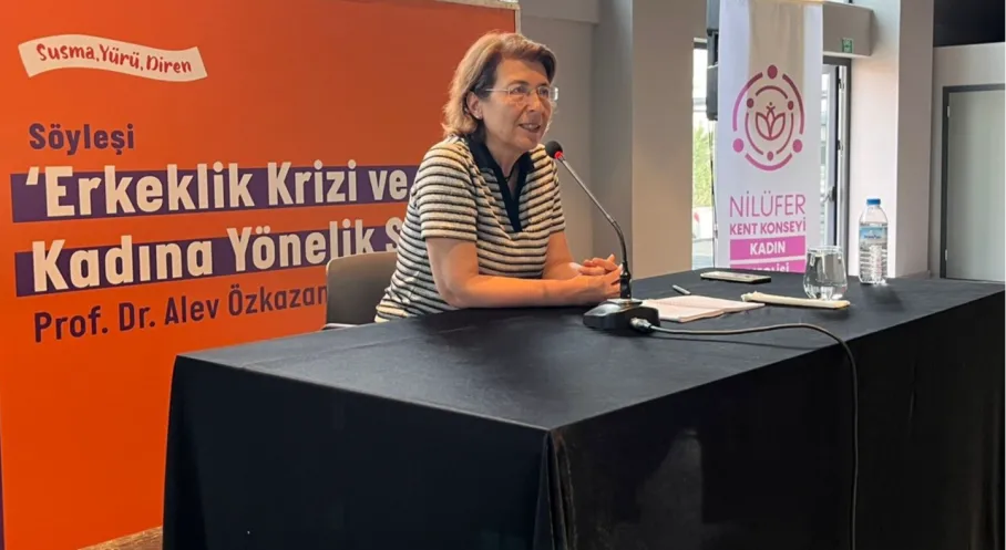 Nilüfer'de Kadına Şiddetle Mücadele Masaya Yatırıldı! Uzmanlar Erkeklik Krizini Tartıştı