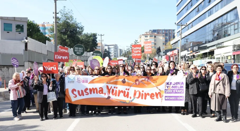 Nilüfer'de Kadınlar Şiddete Karşı Tek Yürek! İşte Detaylar
