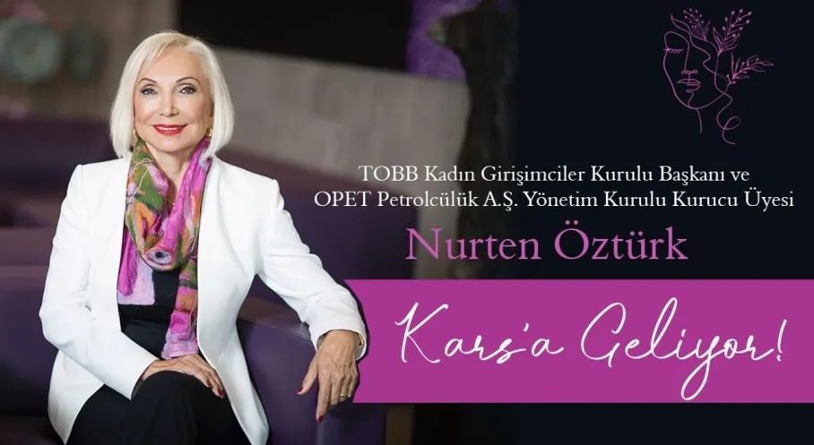 Nurten Öztürk Kars'ta Girişimcilik Zirvesinde İlham Verecek!