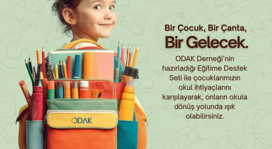 ODAK Derneği'nden Umut Veren Proje: Çocuklara Eğitim Desteği!