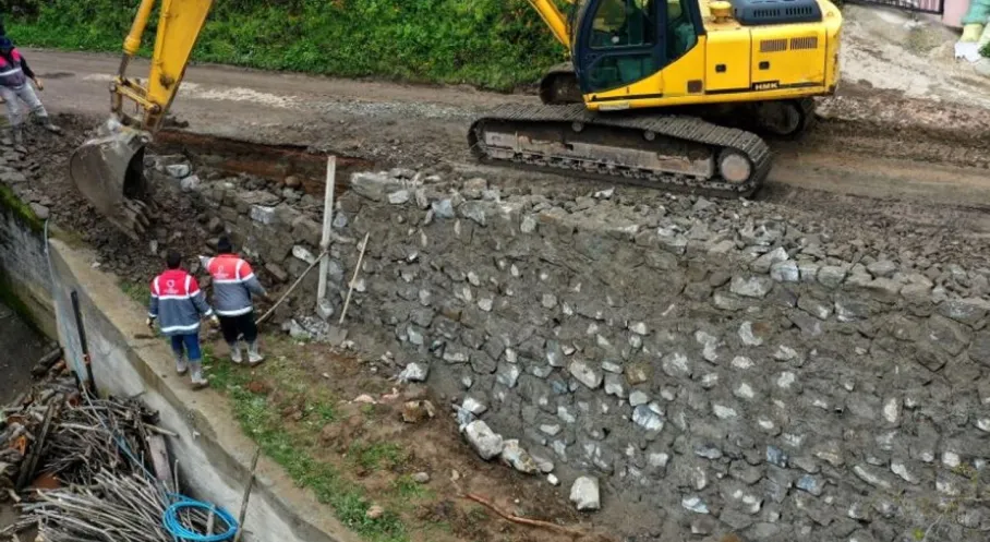 Ordu Çamaş'ta Heyelan Tehlikesine Son! Güvenli Yol İnşaatı Tamamlandı