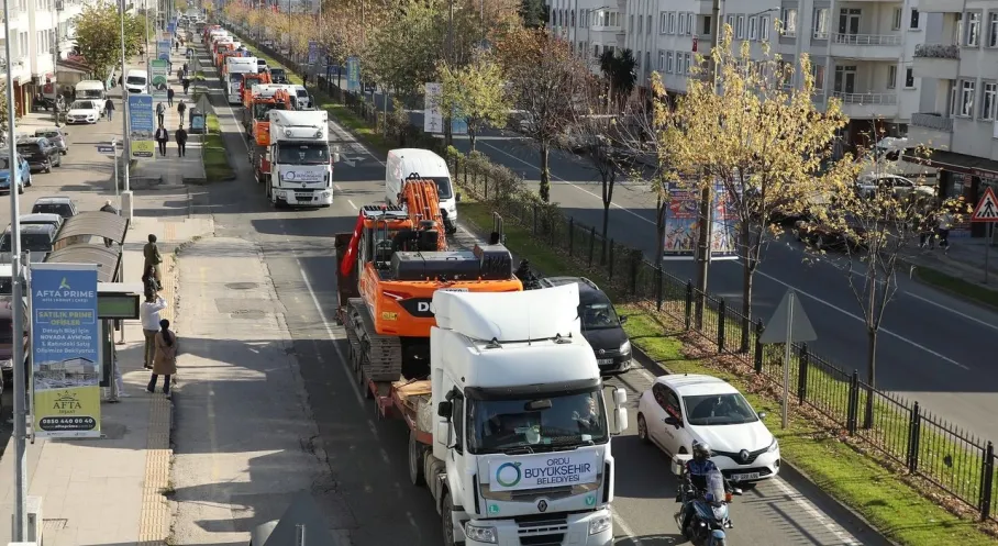 Ordu'da Hizmet Devrimi: Büyükşehir Belediyesi Filosunu Güçlendirdi!