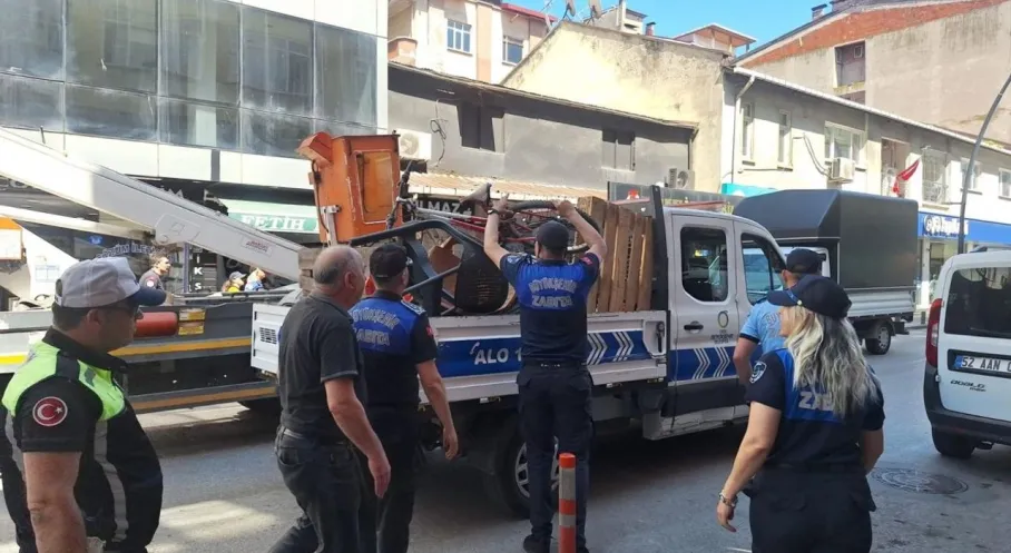 Ordu'da Kaldırım İşgali Sona Eriyor: Belediyeden Sıkı Denetim!