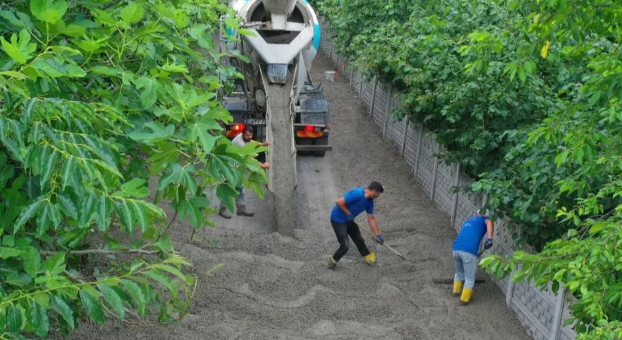 Ordu’da Kırsal Ulaşım Güçleniyor: Hanyanı’nda Beton Yol Çalışması