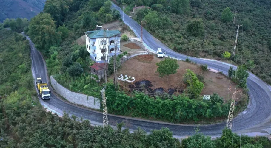 Ordu’da Mahalle Yoluna Konforlu Ulaşım