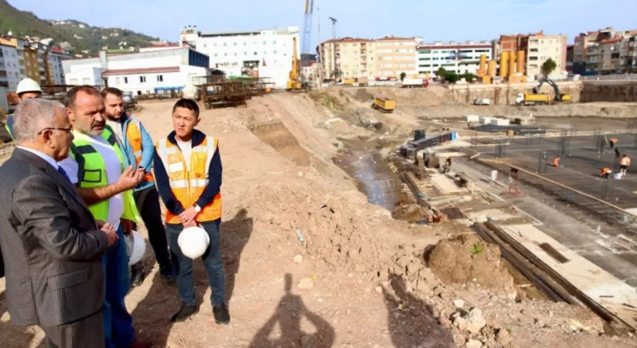 Ordu Millet Bahçesi Yükseliyor! Başkan Güler'den İnşaat Alanına Ziyaret