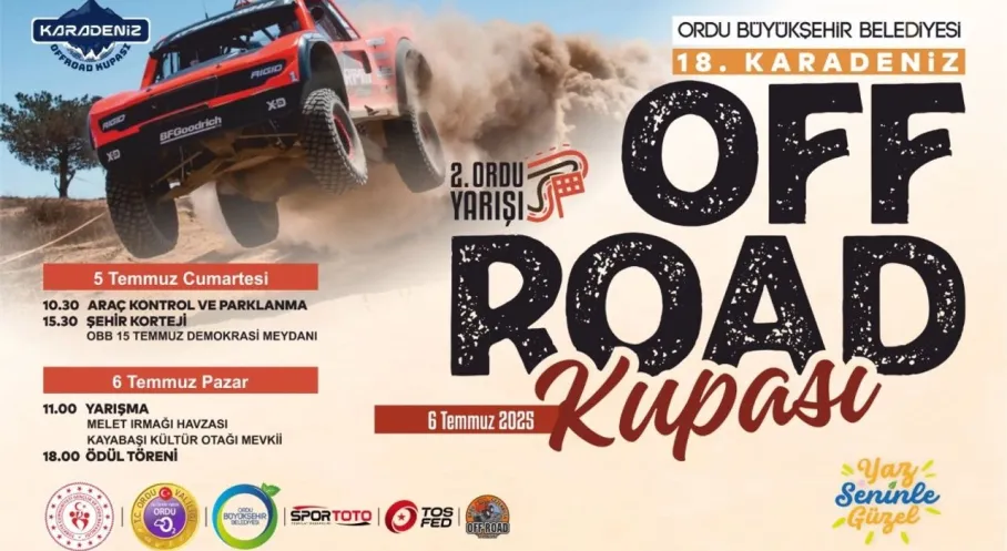 Ordu'da Off-Road Heyecanı: Karadeniz Kupası Yarışları Başlıyor!