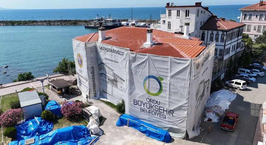 Ordu'da Tarihi Haznedaroğlu Konağı Yeniden Doğuyor! Restorasyon Tam Gaz