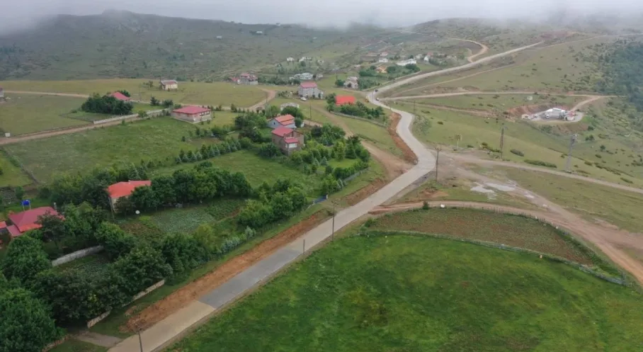 Ordu'da Yeşil Yol Sevinci! Yaylalar Arası Beton Yol Tamamlandı