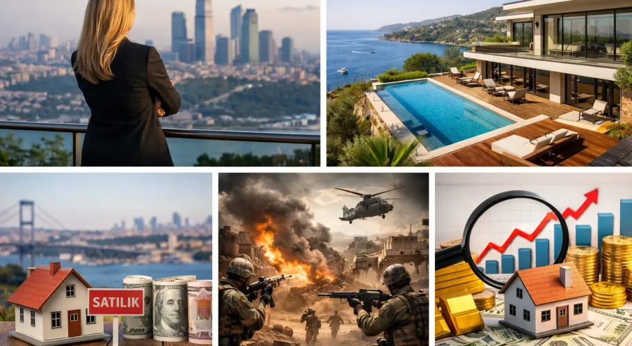 Ortadoğu Gerilimi Türkiye Gayrimenkul Piyasasını Dönüştürüyor: Yabancı Yatırımcı İçin 'Güvenli Liman', Yerli İçin 'Temkinli Bekleyiş'
