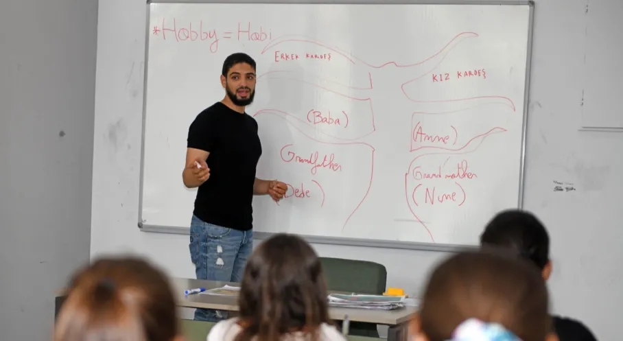 Osmangazi'de Yabancı Öğrencilerden Çocuklara İngilizce Şöleni!