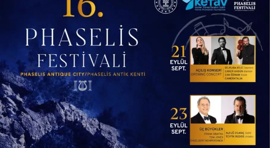 Phaselis’in Tarihi Atmosferinde 16. Müzik Yolculuğu Başlıyor