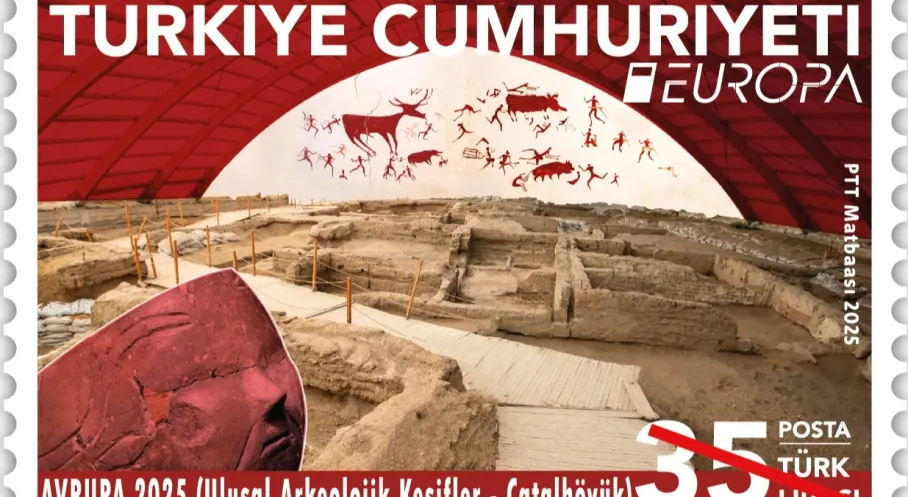 PTT AŞ'nin Çatalhöyük Pulu Avrupa'nın En Güzeli Seçilebilir! Oy Verin