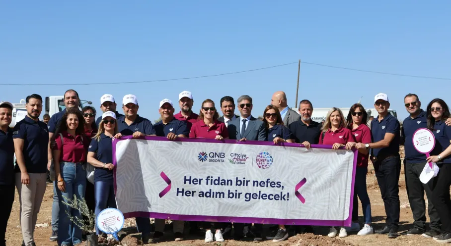 QNB Sigorta'dan Çiftçiye Umut: 5000 Fidan Şanlıurfa'da Toprakla Buluştu!
