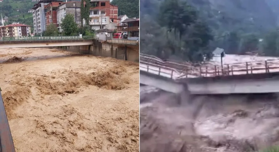 Rize'de Sel Felaketi: Bungalovlar Yıkıldı, Ayder Yolu Kapandı!