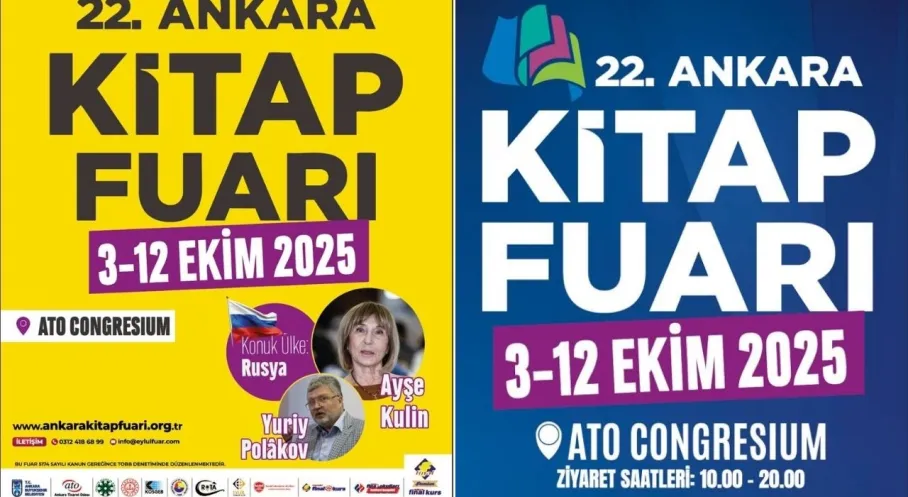 Rusya, Ankara Kitap Fuarı'nda Onur Konuğu! Edebiyat Rüzgarı Esiyor