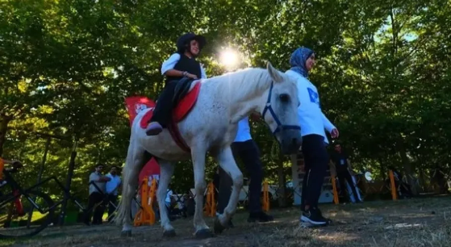 Sakarya'da Pony Atlarla Çocuk Şenliği: Millet Bahçesi'nde Unutulmaz Anlar!