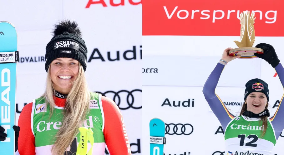 Sakatlıktan Dönüp Soldeu'yu Salladılar! Corinne Suter ve Emma Aicher'den HEAD'e Çifte Dünya Kupası Zaferi