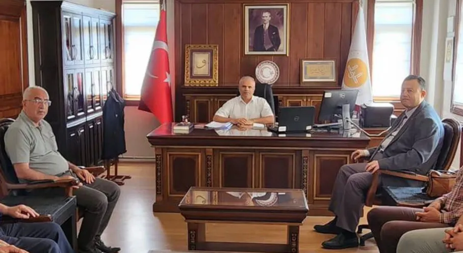 Şalpazarı'nda AK Parti'den Müftü Süsün'e Ziyaret! Görevinde Başarılar Dilendi
