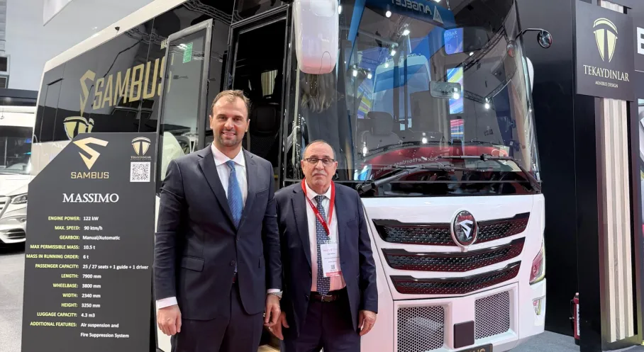 SAMBUS Rüzgarı: Busworld Brüksel'de Tanıtıldı! Elektrikli Model Büyük İlgi Gördü