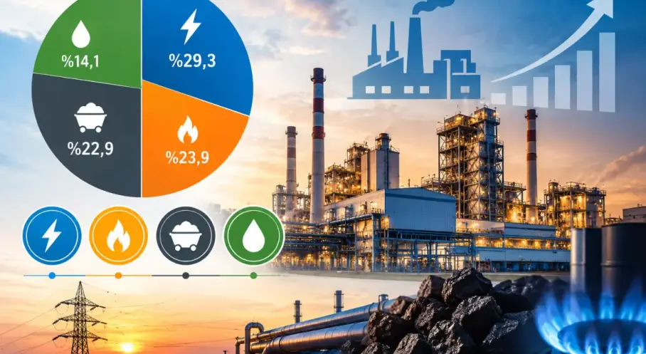 Sanayide enerji tüketiminin lideri elektrik oldu