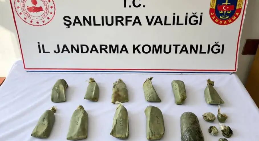 Şanlıurfa’da 5,5 kilo esrar ele geçirildi