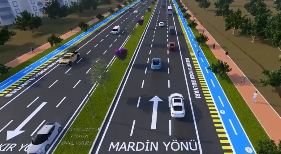 Şanlıurfa'da Bisiklet Yolu Projesinde Sona Gelindi