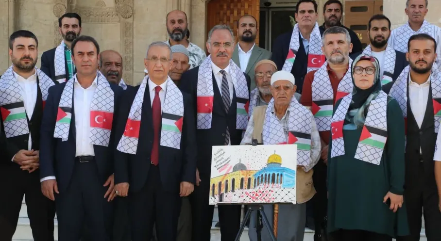 Şanlıurfa'dan Filistin'e Destek: Eyyübiye'de Resim Sergisi Açıldı!