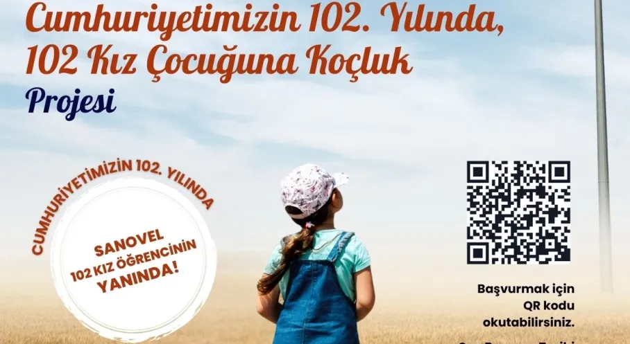 Sanovel'den Cumhuriyet Bayramı'na Özel: 102 Kız Çocuğuna Koçluk!