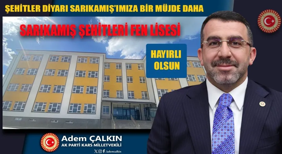Sarıkamış'a Müjde! Fen Lisesi Kuruluyor: Eğitimde Yeni Dönem Başlıyor