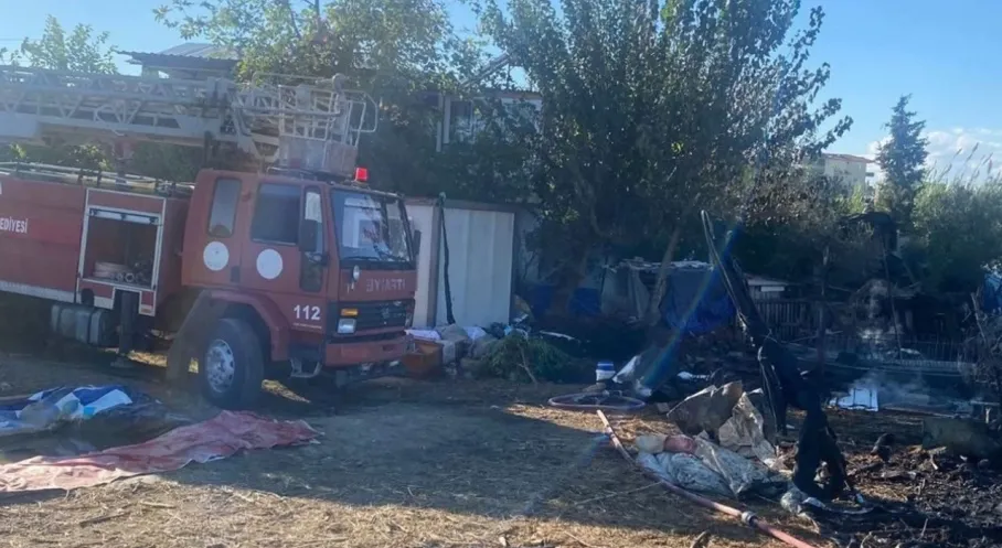 Serik'te Ahır Yangını Faciası: Koyunlar Alevler İçinde!