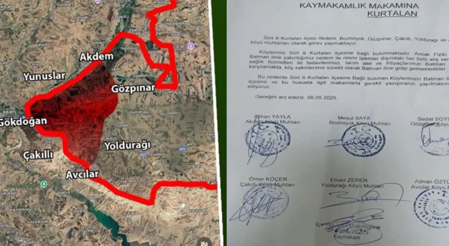 Siirt'ten Şok Talep: 7 Köy Batman'a Bağlanmak İstiyor! İşte Detaylar