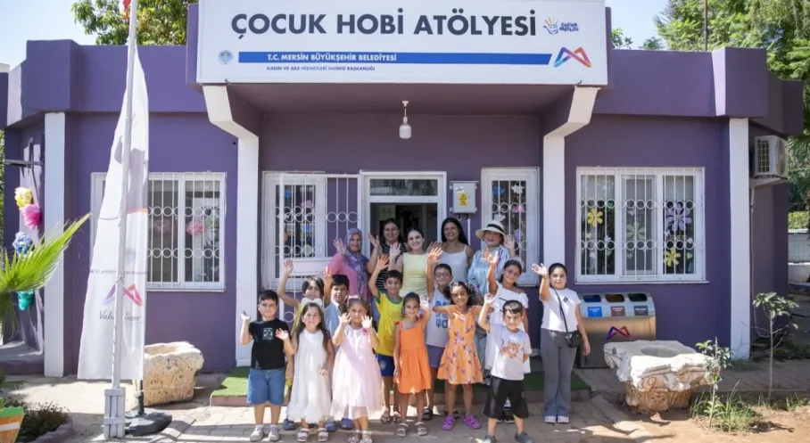 Silifke'de Çocuklar Atakent Hobi Atölyesi'nde Coşuyor!