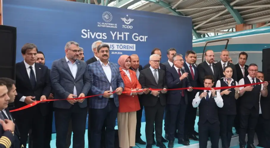 Sivas’ın Yeni YHT Garı Hizmete Açıldı