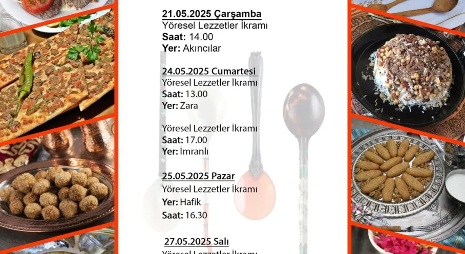 Sivas'ta Türk Mutfağı Haftası Coşkusu! Yöresel Lezzetler Şöleni Başlıyor