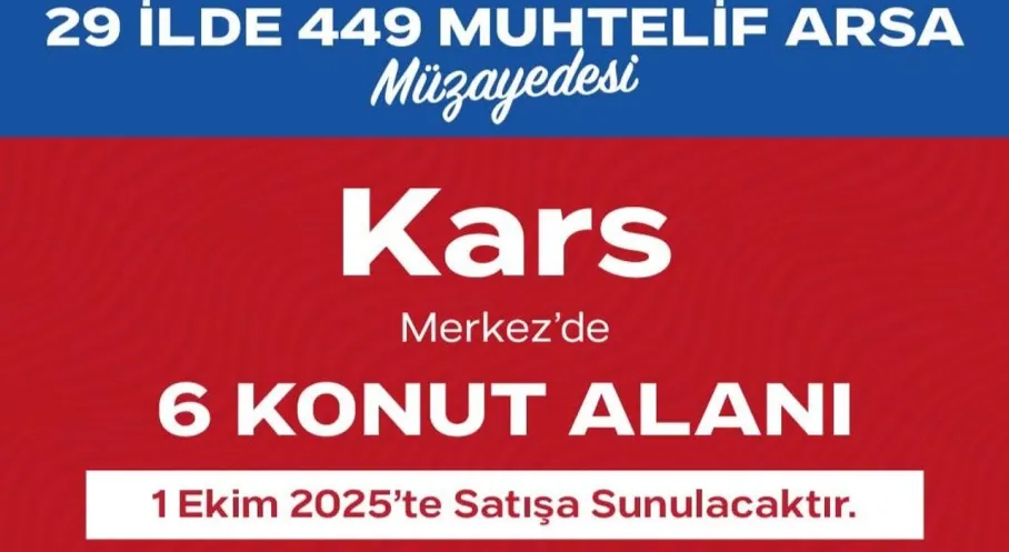 Son Dakika: 29 İlde Arsa Fırsatı! Açık Artırma ile Kelepir Arsalar!