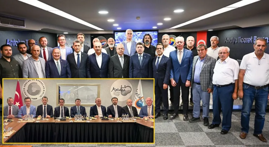 Son Dakika: Adalet Bakanı Tunç'tan Antalya Ticaret Borsası'na Kritik Ziyaret!