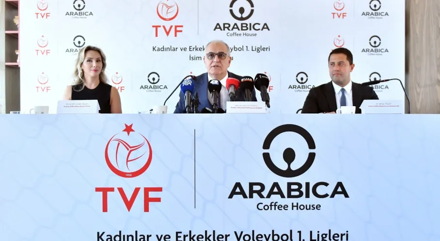 Son Dakika: Arabica Coffee House, TVF Voleybol 1. Ligleri'ne İsim Sponsoru Oldu!