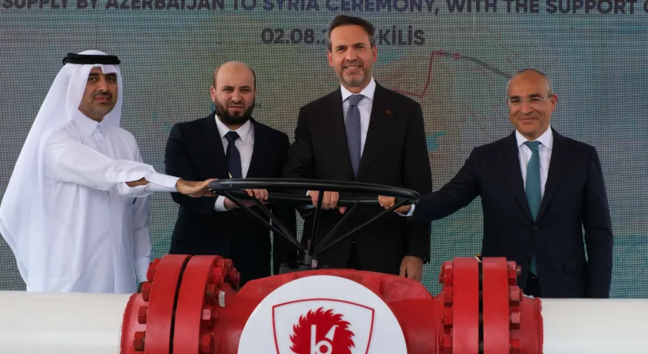Son Dakika: Azerbaycan Gazı Türkiye Üzerinden Suriye'ye Akmaya Başladı!