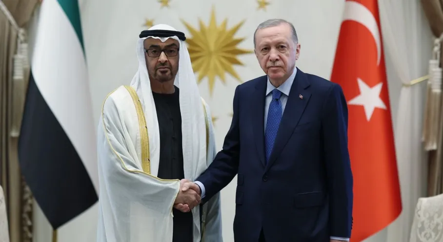 Son Dakika: BAE Devlet Başkanı Al Nahyan Ankara'da! Kritik Ziyaret Başladı